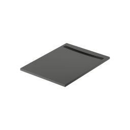 Meissen Keramik Kontra brodzik prostokątny z maskownicą 120x90 cm grafitowy S207-014
