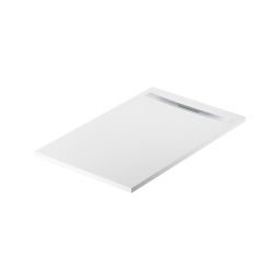 Meissen Keramik Kontra brodzik prostokątny z maskownicą 140x90 cm biały S207-018