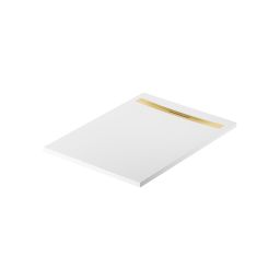 Meissen Keramik Kontra brodzik prostokątny z maskownicą 120x90 cm biały S207-026
