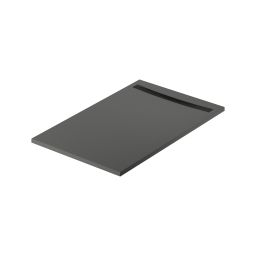 Meissen Keramik Kontra brodzik prostokątny z maskownicą 140x90 cm grafitowy S207-028