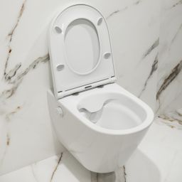Meissen Keramik Genera toaleta myjąca wisząca bez kołnierza biała S701-510