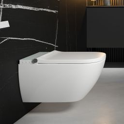 Meissen Keramik Genera Ultimate Oval toaleta myjąca wisząca biała S701-513