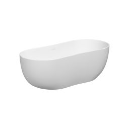 Meissen Keramik Kontra wanna wolnostojąca 180x45 cm owalna biała S301-359