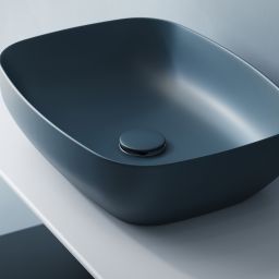 Meissen Keramik Farva korek do umywalki niebieski mat K712-054