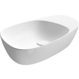 Meissen Keramik Kontra umywalka 60x40 cm nablatowa asymetryczna biała K682-001