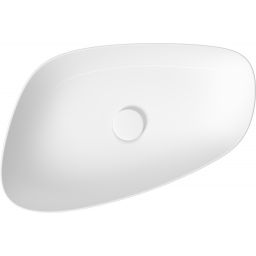 Meissen Keramik Kontra umywalka 60x37 cm nablatowa biała K682-003