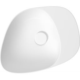 Meissen Keramik Kontra umywalka 48x40 cm nablatowa asymetryczna biała K682-005