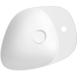 Meissen Keramik Kontra umywalka 48x40 cm nablatowa asymetryczna biała K682-006