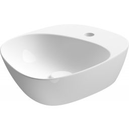 Meissen Keramik Kontra umywalka 48x40 cm nablatowa asymetryczna biała K682-006