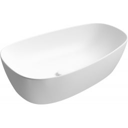 Meissen Keramik Kontra umywalka 60x40 cm nablatowa asymetryczna biały mat K682-010