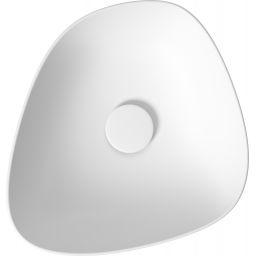 Meissen Keramik Kontra umywalka 39x37 cm nablatowa asymetryczna biały mat K682-014