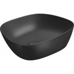 Meissen Keramik Kontra umywalka 48x40 cm nablatowa asymetryczna antracyt mat K682-018