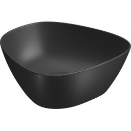 Meissen Keramik Kontra umywalka 39x37 cm nablatowa asymetryczna antracyt mat K682-021