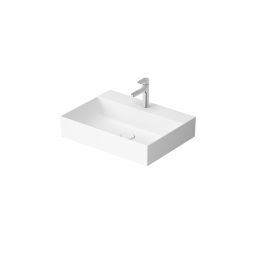 Meissen Keramik Kontra umywalka 60,5x45,5 cm prostokątna biała K682-043