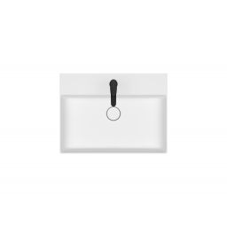 Meissen Keramik Kontra umywalka 60,5x45,5 cm prostokątna biała K682-043