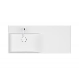 Meissen Keramik Kontra umywalka 100,5x45,5 cm prostokątna biała K682-046