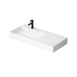 Meissen Keramik Kontra umywalka 100,5x45,5 cm prostokątna biała K682-046