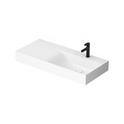 Meissen Keramik Kontra umywalka 100,5x45,5 cm prostokątna biała K682-047