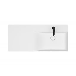 Meissen Keramik Kontra umywalka 100,5x45,5 cm prostokątna biała K682-047