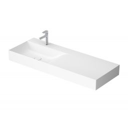 Meissen Keramik Kontra umywalka 120,5x45,5 cm prostokątna biała K682-048