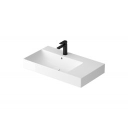 Meissen Keramik Werta umywalka 80,5x45,5 cm prostokątna ścienna-meblowa biała K691-011