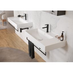 Meissen Keramik Werta umywalka 80,5x45,5 cm prostokątna ścienna-meblowa biała K691-015