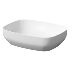 Meissen Keramik Farva umywalka 50x38,5 cm prostokątna nablatowa biała K712-025