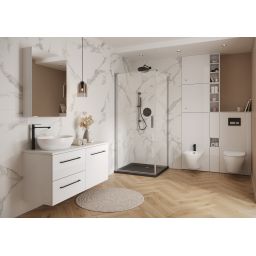 Meissen Keramik Farva umywalka 50x38,5 cm prostokątna nablatowa biała K712-025