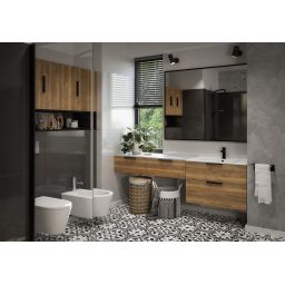 Mebelmark Bologna szafka 60 cm podumywalkowa wisząca dąb Halifax BOL.PUW.60.2.0.0.2