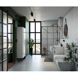 Mebelmark Empoli szafka 60 cm podumywalkowa wisząca biały połysk EMP.PUW.60.2.0.0.1