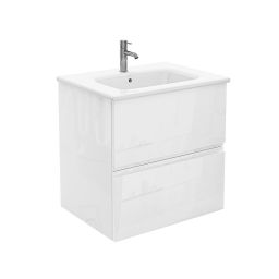 Mebelmark Empoli szafka 60 cm podumywalkowa wisząca biały połysk EMP.PUW.60.2.0.0.1