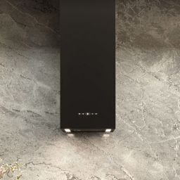 Maan Ponza okap kuchenny 30 cm kominowy czarny OPONW830LESW.S3CZ.MC.2L_EO