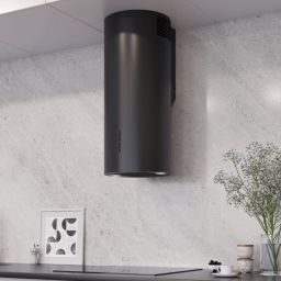 Maan Elba okap kuchenny 31 cm wyspowy czarny OELB31D4KW.S3CZ.MC_EO