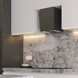 Maan Ponza okap kuchenny 30 cm kominowy czarny OPONW430LEPC.S3CZ.MC.2L_EO