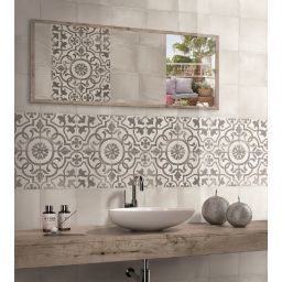 Monopole Avenue Decor Black Linked dekor ścienno-podłogowy 18,7x18,7 cm