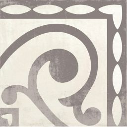 Monopole Avenue Black Angle dekor ścienno-podłogowy 18,7x18,7 cm