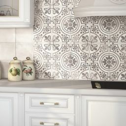 Monopole Avenue Decor Black Lys dekor ścienno-podłogowy 18,7x18,7 cm