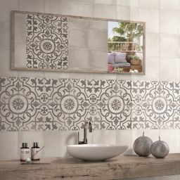 Monopole Avenue Decor Black Linked dekor ścienno-podłogowy 18,7x18,7 cm