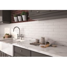 Monopole Boreal White Mat płytka ścienno-podłogowa 28x7,5 cm