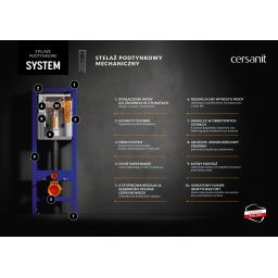 Mito Desse zestaw stelaż z miską, deską i przyciskiem chrom połysk ze spłukiwaniem wirowym S4005-003