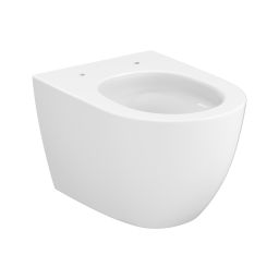 Mito Lider miska WC z deską wolnoopadającą wisząca bez kołnierza ze spłukiwaniem wirowym biały połysk S4039-001