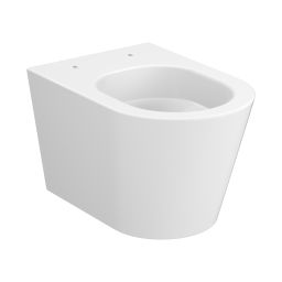 Mito Koral miska WC z deską wolnoopadającą wisząca bez kołnierza ze spłukiwaniem wirowym biały połysk S4043-001