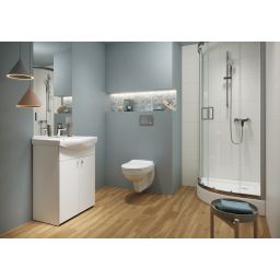Mito Cersania miska WC z deską wolnoopadającą wisząca bez kołnierza biały połysk S701-554