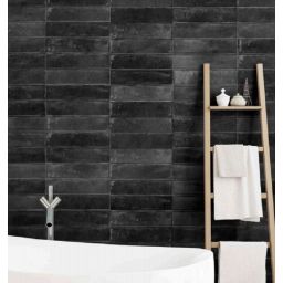 Mykonos Mallorca Black płytka ścienna 7,5x30 cm