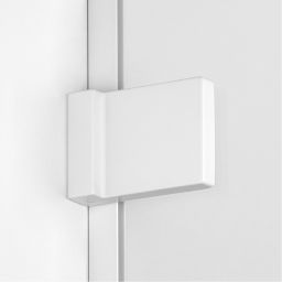 New Trendy Avexa White kabina prysznicowa 100x100 cm kwadratowa prawa biały mat/szkło przezroczyste EXK-2891