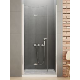 New Trendy New Soleo drzwi prysznicowe 120 cm składane lewe chrom połysk/szkło przezroczyste D-0137A