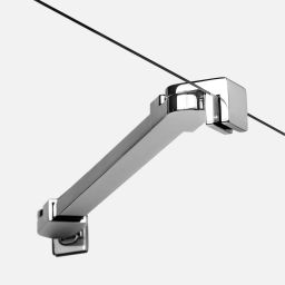 New Trendy New Soleo drzwi prysznicowe 140 cm uchylne chrom połysk/szkło przezroczyste D-0265A