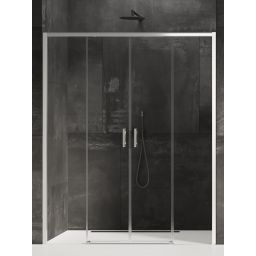 New Trendy Prime drzwi prysznicowe 170 cm rozsuwane chrom połysk/szkło przezroczyste D-0337A