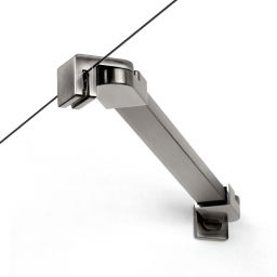 New Trendy New Soleo Gunmetal Brushed drzwi prysznicowe 90 cm uchylne grafitowy szczotkowany/szkło przezroczyste D-0560A