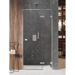 New Trendy Avexa drzwi prysznicowe 90 cm uchylne prawe chrom połysk/szkło przezroczyste EXK-1444